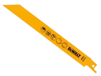 5 x Dewalt DT2354-QZ Bi-Metal Reciprocating Blade for Metal 203mm x 18 TPI