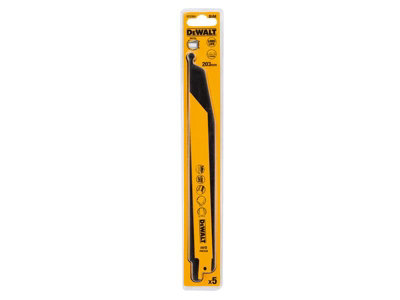 5 x Dewalt DT2354-QZ Bi-Metal Reciprocating Blade for Metal 203mm x 18 TPI - 4