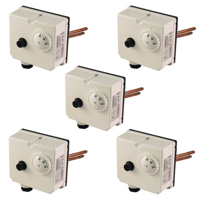 5 x Dual Combined High Limit Thermostat & Control Codice Alternative ...