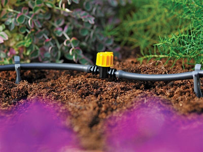 5 x Hozelock 2776 4mm Flow Control Valve For Micro Irrigation With 2772