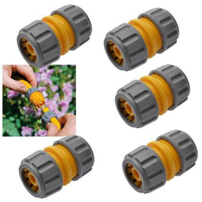5 x Hozelock Hose Repair Connector Join 2100 12.5mm DIY at B&Q
