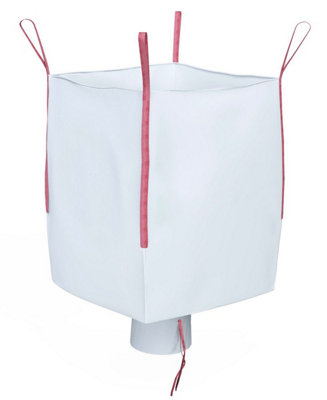 5 x Multi Trip 1000KG heavy duty FIBC, Size 90x90x90cm with 4 lifting handles and discharge spout