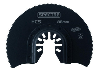 5 x Oscillating HCS 88mm Round Segment Blade Multi Tool Saw Wood PVC Plastic - 3