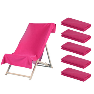 5 x Plain Microfiber Quick Dry Bath Beach Towel