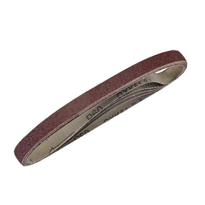 5 x Sanding Belts 80 Grit Grade 10 x 457mm for Wood & Metal Power