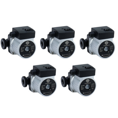 5 x SmartFlow 15-60 130 Circulation Pumps - 6m Head (Trade Pack)