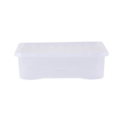 Wham 32L Crystal Storage Box and Lid 5 Pack