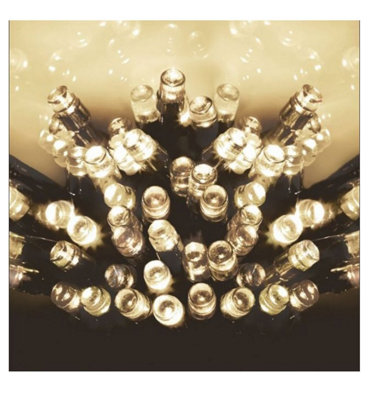 50 Battery Operated LED Timelights Warm White Multi-action