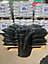 50 Filled black polyproplene sandbags