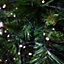 50 LED 5m Premier Christmas Indoor Outdoor Multi Function Battery Operated String Lights with Timer in Warm White