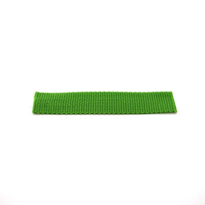 50 metres of 25 mm / 1 in Green (238) Heavy Duty Polypropylene Webbing Strap Tape for Backpacks, Luggage Strapping, Belts