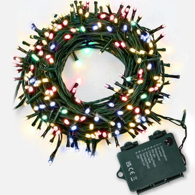 50 Outdoor Battery Operated LED Lights - MULTI COLOURED Price Comparisons | Compare The Build