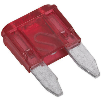 50 Pack 10A Automotive Mini Blade Fuses for Vehicle Circuits