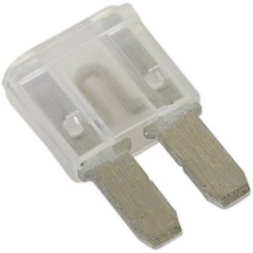 50 PACK 25A Automotive Micro 2 Blade Fuse Pack - 2 Prong Vehicle Circuit Fuses