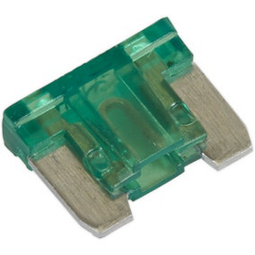 50 PACK 30A Automotive Micro Blade Fuse Pack - 2 Prong Vehicle Circuit Fuses