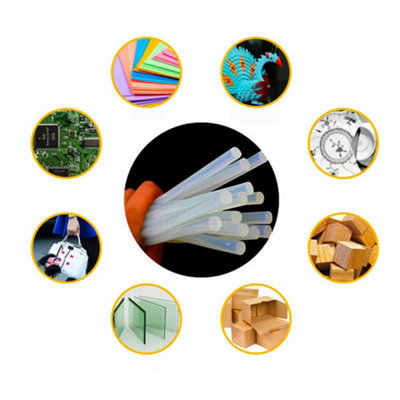 10 Transparent Hot Glue Sticks 7 X 100 Mm - Extra Strong Glue For Hot Glue Guns Solvent Free Quick Drying 90803780 - View #10
