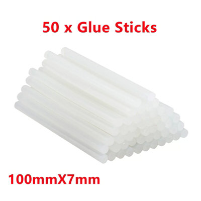 Dapetz 500 Stick Colla A Caldo Trasparenti 7x100 Mm - Per Pistole Hobby E Fai Da Te