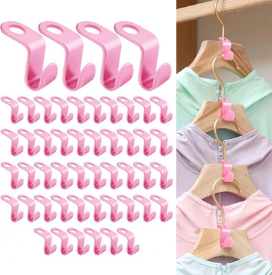 Kleding Hanger Connector 40 Stks Plastic Cascading Hanger Extenders Clips voor Kleding Closet