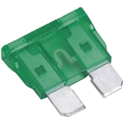 50 Pack of 30 Amp Automotive Standard Blade Fuses for Reliable Vehicle ...