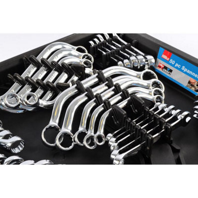 50 pce Spanner Set Metric - Hilka Tools - 3