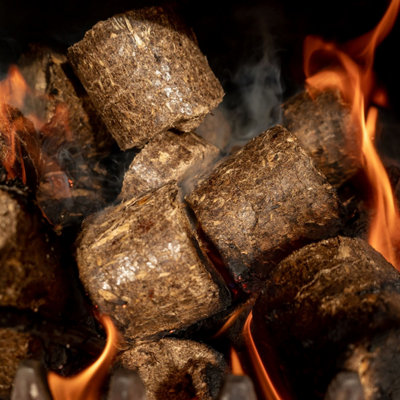 50 x 20kg Packs Hotmax 100% Natural Recycled Wood Dust Stove BBQ Burner Fuel Log Briquettes - 5