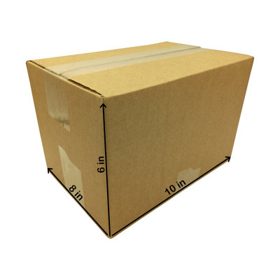50 X Cardboard Boxes 10x8x6 inches 254mm x 203mm x 152mm Postal ...