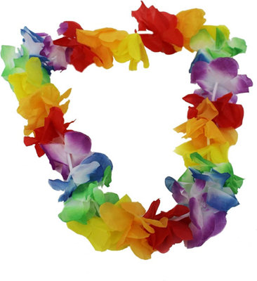 Hawaii Leis Flower Garland Necklace Women Hula Lua... - Grandado