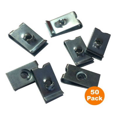 50 x Metric Speed Fastener U Nuts Interior Trim Panel Self Tapping ...