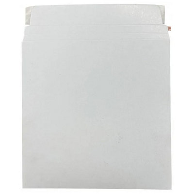 50 x Peel & Seal White Board Strong 13" (340x340mm) Record Mailers - 3
