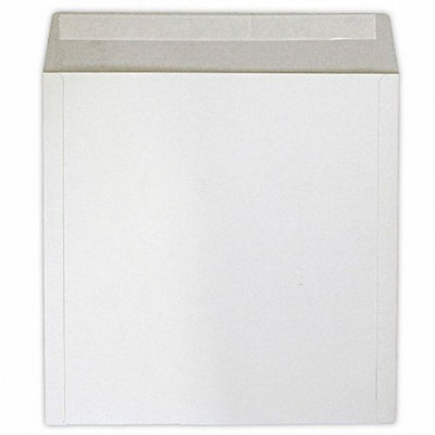 50 x White Strong 340x340mm Board Peel & Seal 13 Inch Record Mailer Envelopes