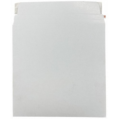 50 x White Strong 340x340mm Board Peel & Seal 13 Inch Record Mailer Envelopes - 3