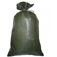 50 Yuzet Green Sandbag Polypropylene Woven UV Proof Rot Proof- Empty