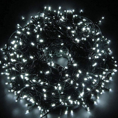 500 Cool White LEDs Multifunction Timer Outdoor String Fairy Lights 50M