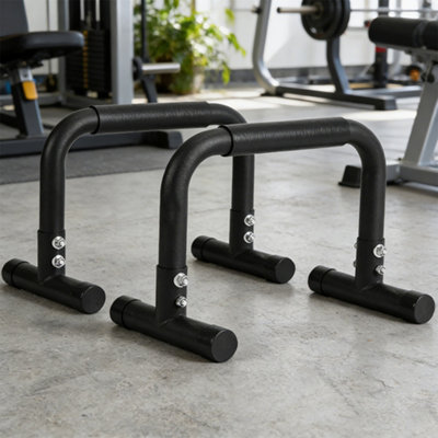 500 lbs Capacity Dip Stand Station Dip Bars for Home Workout