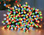 500 LED Treebrights Multi-coloured Multi-action Green Cable