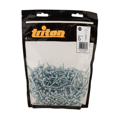 500 PACK 1 1/4" inch x Number 7 Pocket Hole Screws Square Washer Head FINE THREAD