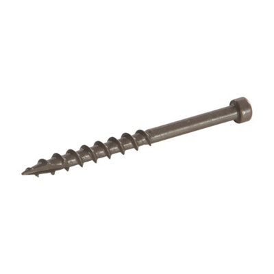 500 PACK 2 x No.8 Coated Pocket Hole DECKING Screws Square Washer Head COARSE