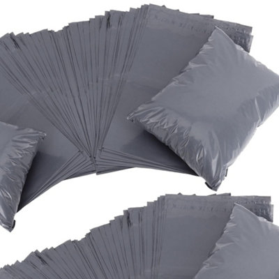 GREY MAILING BAGS STRONG PLASTIC POSTAGE POLY POST PACKING SELF SEAL - ALL SIZES | UK