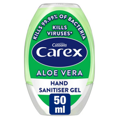 Carex Antibacterial Hand Sanitiser Gel Aloe Vera 50Ml - Image 6