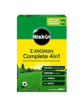 Miracle-Gro Evergreen Complete 4In1 Lawn Feed 80M² from B&Q