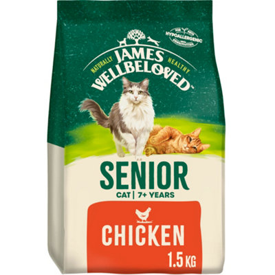 James Wellbeloved Cat Senior Chicken 1.5Kg from B&Q