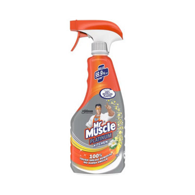 Mr Muscle Platinum Kitchen Spray - Grease Cutting & Disinfectant - Citrus Scent - Image 8