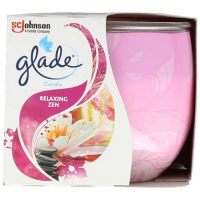 Glade Scented CandleAir Freshener Candle 120 G Relaxing Zen from B&Q