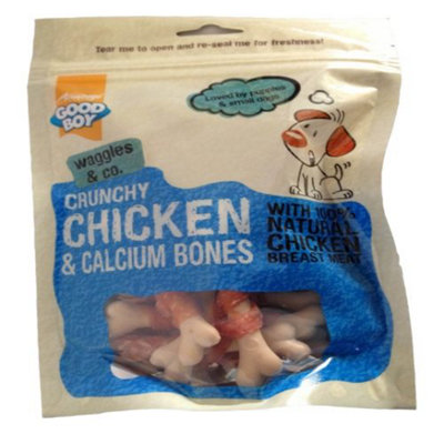 Good Boy Pawlsey & Co Crunchy Chk & Calcium Bones 100G (Pack Of 8) from B&Q