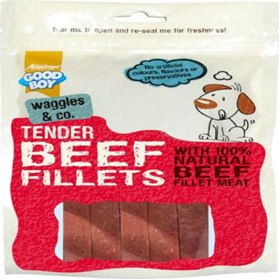  - Good Boy Pawlsey & Co Tender Beef Fillets 90G (Pack Of 10)