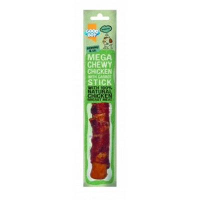 Pawsley & Co Mega Chewy Chicken With Carrot Stick 100G (Pack Of 14) from B&Q