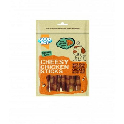 Pawsley & Co Cheesy Chicken Sticks 80G (Pack Of 10) from B&Q