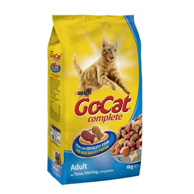 GoCat Go-Cat Complete Adult Tuna Herring & Veg 4Kg from B&Q