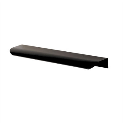 Keypak 10 Pack Lip Pull Metal Handles 200mm Matte BlackContemporary Cabinet & Drawer Pull Handles For Diy Renovations from B&Q