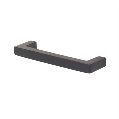 Keypak 10 Pack Metal Square T-Bar Handles 96mm Hole Centre Matte BlackAluminium Drawer Pull Handles For Diy from B&Q
